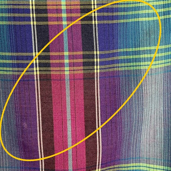 Vintage 90s Wranglers Shirt Men Sz 16-33 X-Long Tails Colorful Plaid Pearl Snaps - Picture 10 of 16